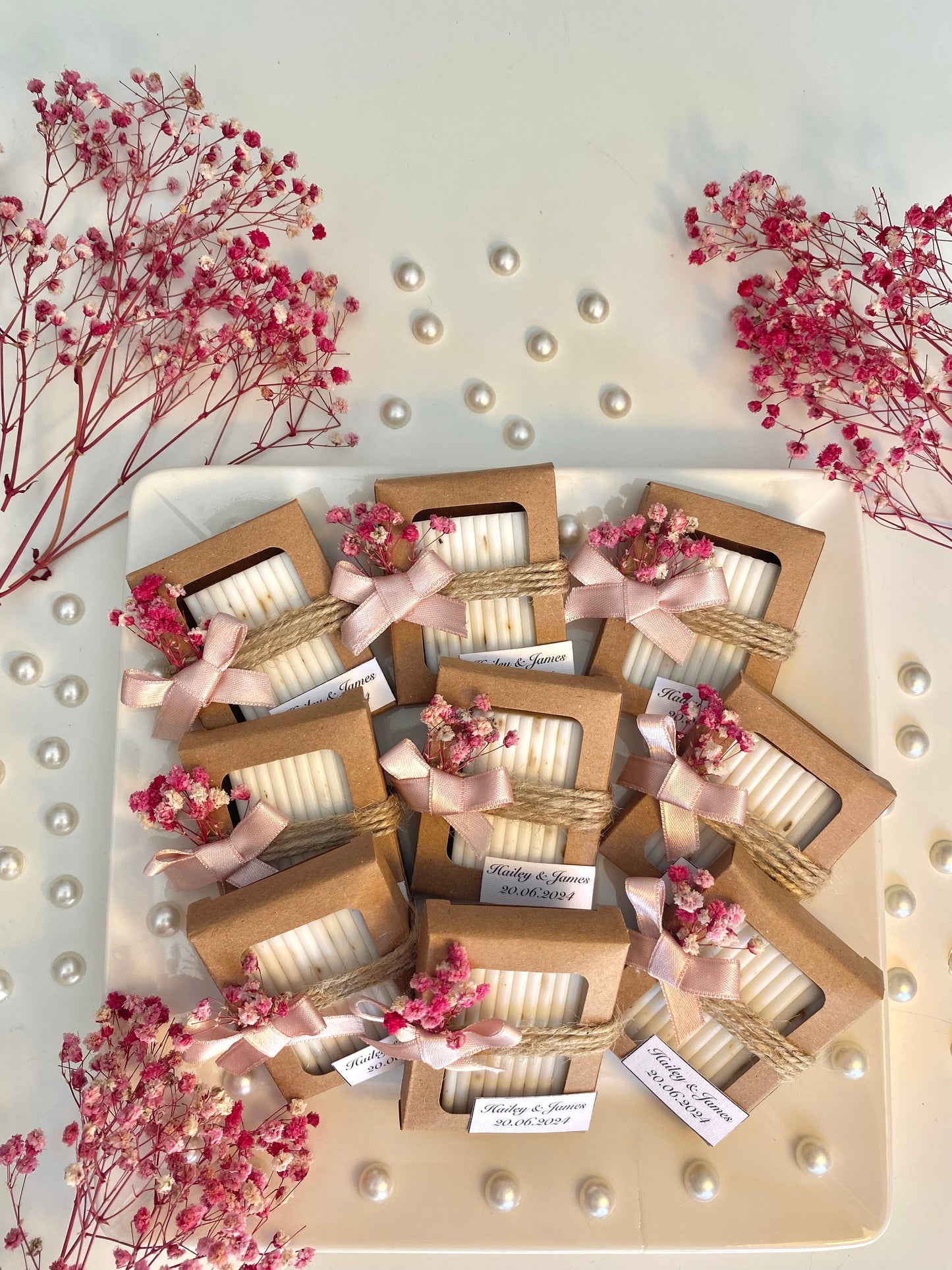 Personalized Scented Soap, Wedding Favors for Guests, Bridal Shower Soap Favors, Handmade Soap Favor, Floral Soap Favors Soap Favors Wedding